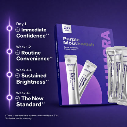 Bain de bouche violet Lumora™
