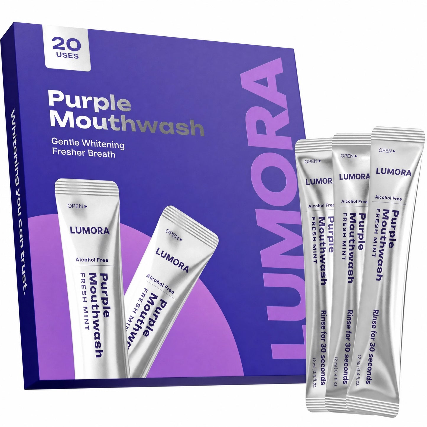 Bain de bouche violet Lumora™